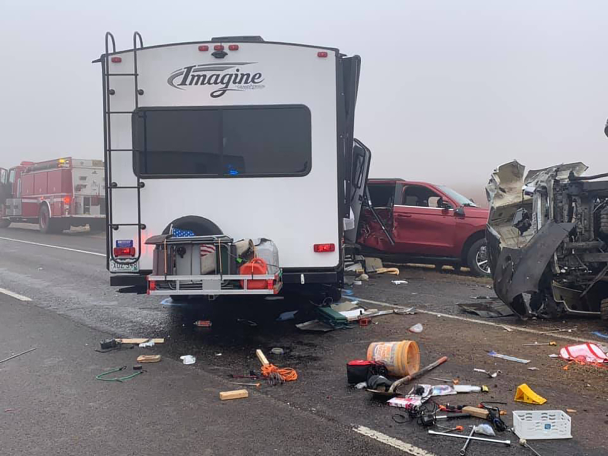 Due to the Dense Fog a major accident earlier today on U.S. Highway 84 invo...