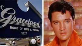 Elvis Presley’s Iconic Graceland Mansion Vandalized With ‘BLM,’ Anti-Police Slogans