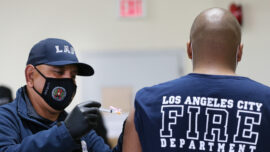 Los Angeles Responders Placed on Leave for No Vaccine