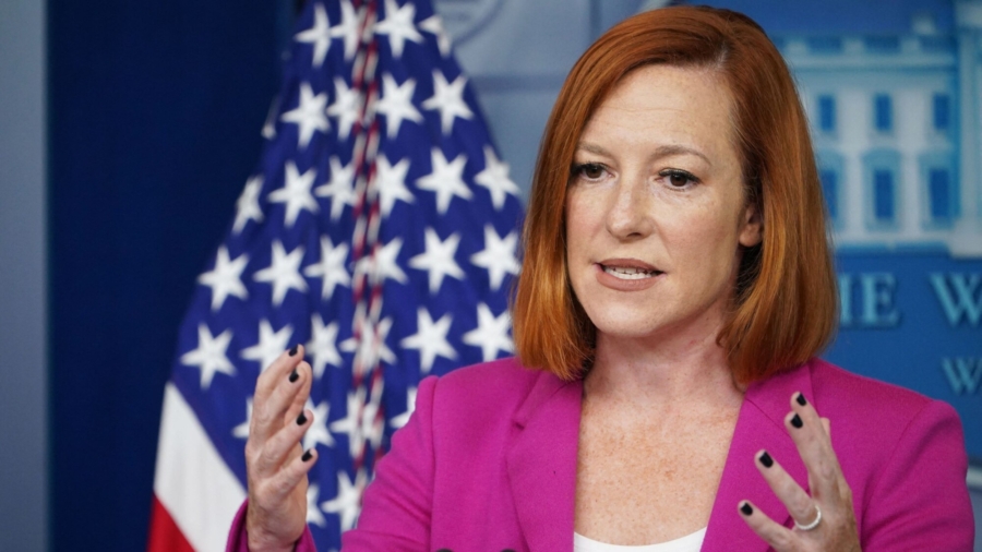 Psaki Tests Positive for COVID-19 After Transmission From Family Members