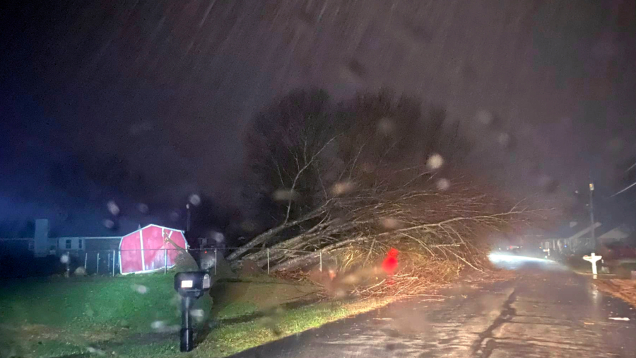 Overnight Storms Bring Damage to Parts of US South