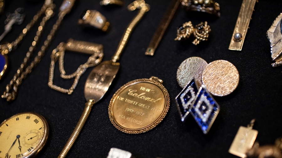 Auction House Brings Together Elvis Presley’s ‘Lost’ Jewelry Collection