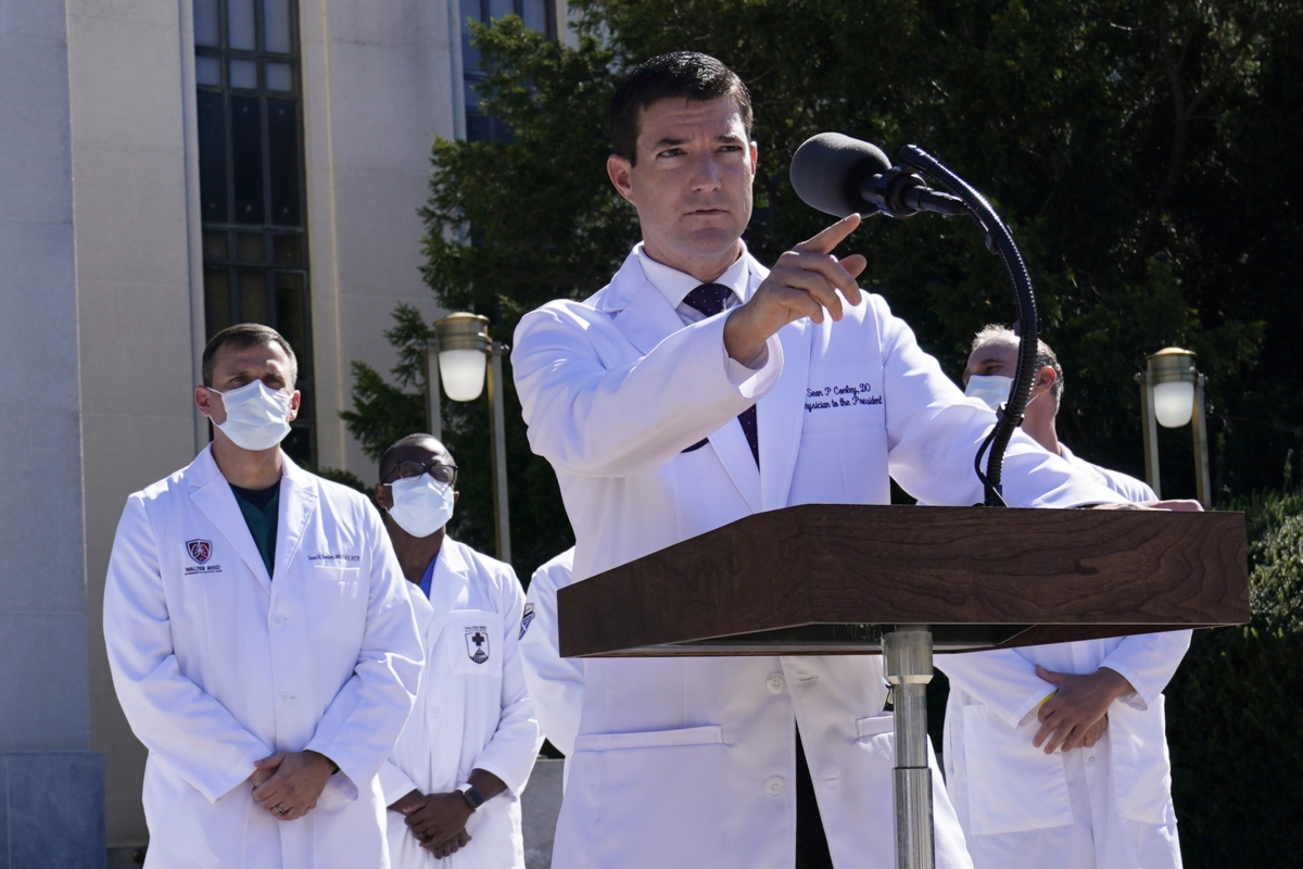 Dr. Sean Conley, the White House physician